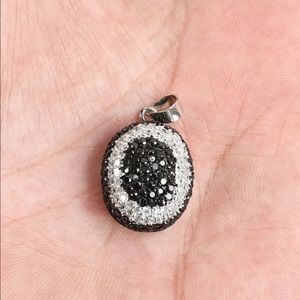 Vintage Jewelry - Sultan Ottoman Oval Solid Sterling Silver Pendant Vintage Jewelry - Sultan Ottoman Oval Solid Sterling Silver Pendant